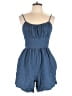 Ci Sono 100% Cotton Solid Blue Romper Size L - photo 1