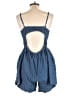 Ci Sono 100% Cotton Solid Blue Romper Size L - photo 2