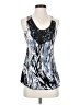 BCX Silver Sleeveless Top Size S - photo 1