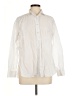 J. McLaughlin 100% Cotton Ivory Long Sleeve Button-Down Shirt Size M - photo 1