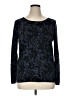 Old Navy 100% Cotton Paisley Blue Pullover Sweater Size XL - photo 1