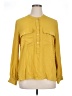 Ann Taylor LOFT 100% Polyester Yellow Long Sleeve Blouse Size XL - photo 1