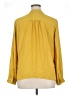 Ann Taylor LOFT 100% Polyester Yellow Long Sleeve Blouse Size XL - photo 2