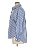 Foxcroft Stripes Blue Long Sleeve Button-Down Shirt Size 14W - photo 5