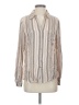 L'Agence Stripes Ivory Long Sleeve Blouse Size XS (0) - photo 1