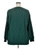 BLOOMCHIC Chevron-herringbone Green Pullover Sweater Size 18 - photo 2