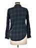 Love Notes Plaid Green Long Sleeve Button-Down Shirt Size M - photo 2