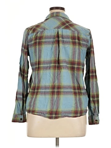 Maurices 3/4 Sleeve Button-Down Shirt (view 2)