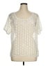 Maurices Ivory Short Sleeve Blouse Size 16 (1) - photo 1