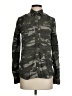 Express 100% Lyocell Camo Green Long Sleeve Button-Down Shirt Size XS - photo 1