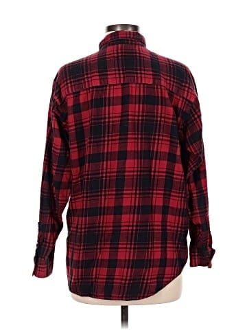 Basic Editions Long Sleeve Button-Down Shirt (view 2)
