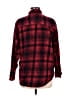Basic Editions 100% Cotton Plaid Red Long Sleeve Button-Down Shirt Size M - photo 2