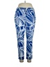 So Slimming by Chico's Print Blue Active Pants Size Lg (2.5) - photo 1