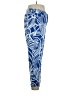 So Slimming by Chico's Print Blue Active Pants Size Lg (2.5) - photo 4