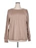 Automet Tan Long Sleeve Blouse Size XXXL - photo 1