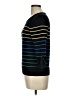 Maison Jules Stripes Black Pullover Sweater Size L - photo 5