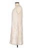 Assorted Brands 100% Linen Solid Ivory Casual Dress Size L - photo 5
