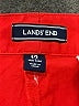 Lands' End Solid Red Shorts Size 12 - photo 3