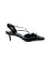 J.Crew 100% Leather Black Heels Size 10 1/2 - photo 1
