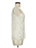 BKE Ivory Sleeveless Blouse Size M - photo 4
