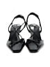 J.Crew 100% Leather Black Heels Size 10 1/2 - photo 2