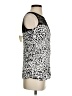 Cache 100% Polyester Silver Sleeveless Blouse Size XS - photo 4