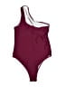 Unbranded Solid Burgundy One Piece Swimsuit Size XL - photo 2