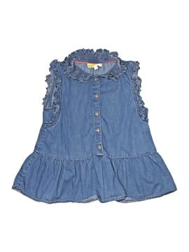 Mini Boden Sleeveless Button Down Shirt