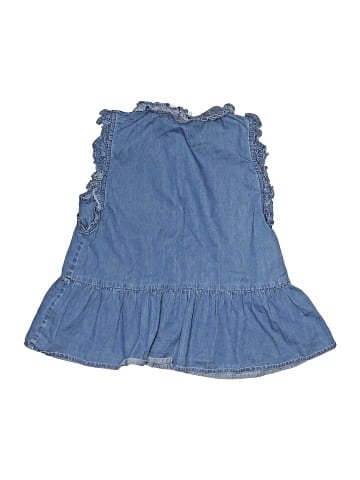 Mini Boden Sleeveless Button-Down Shirt (view 2)