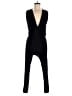 Six Fifty Solid Black Jumpsuit Size S - photo 1