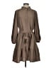 Max Studio 100% Polyester Brown Casual Dress Size XS - photo 1