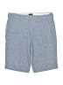 J.Crew Factory Store Chevron-herringbone Blue Shorts Size 30W - photo 1