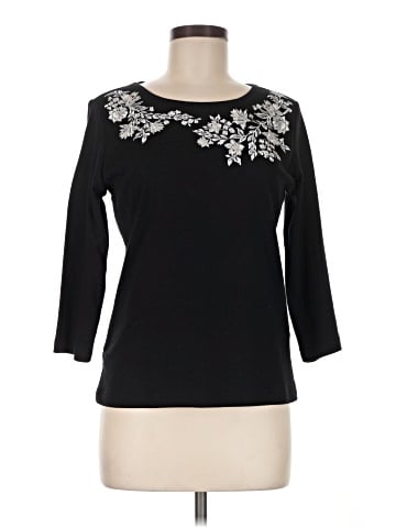 Karen Scott 3/4 Sleeve T-Shirt (view 1)