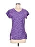 Athleta Chevron-herringbone Purple Active T-Shirt Size M - photo 1
