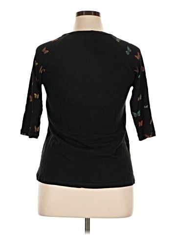 Torrid 3/4 Sleeve T-Shirt (view 2)