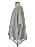 Boston Proper 100% Polyester Metallic Silver 3/4 Sleeve Blouse Size XS - photo 5