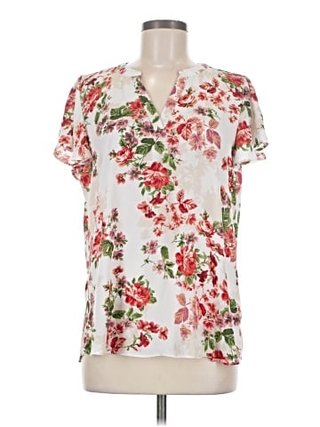 Maurices Short Sleeve Blouse (view 1)
