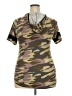 No Boundaries Camo Brown Short Sleeve Top Size XXL - photo 2