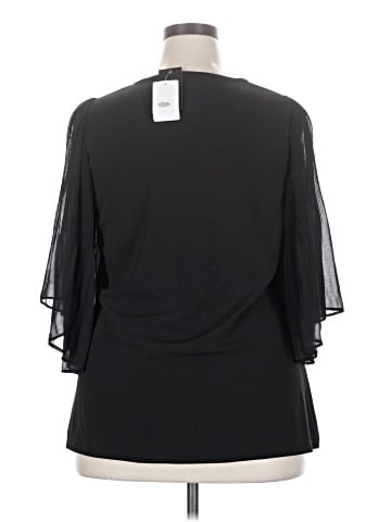 City Chic 3/4 Sleeve Blouse (view 2)