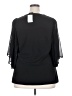 City Chic Black 3/4 Sleeve Blouse Size 18 Plus (M) - photo 2