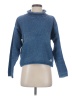Blue Willi's 100% Cotton Solid Blue Pullover Sweater Size S - photo 1