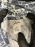 Japna 100% Rayon Print Blue Short Sleeve Blouse Size L - photo 7