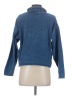 Blue Willi's 100% Cotton Solid Blue Pullover Sweater Size S - photo 2