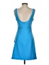 BHLDN Solid Blue Cocktail Dress Size S - photo 2