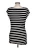 Max Studio Stripes Black Sleeveless T-Shirt Size L - photo 2