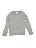 TSE 100% Cotton Hearts Gray Pullover Sweater Size 6 - 7 - photo 1