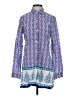 Tommy Bahama 100% Rayon Paisley Blue Long Sleeve Blouse Size XS - photo 1