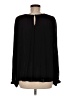 Zara TRF 100% Polyester Black 3/4 Sleeve Blouse Size M - photo 2