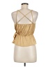 Love Tree Gold Sleeveless Blouse Size M - photo 2