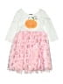 Pink & Violet White Dress Size 6 - photo 1